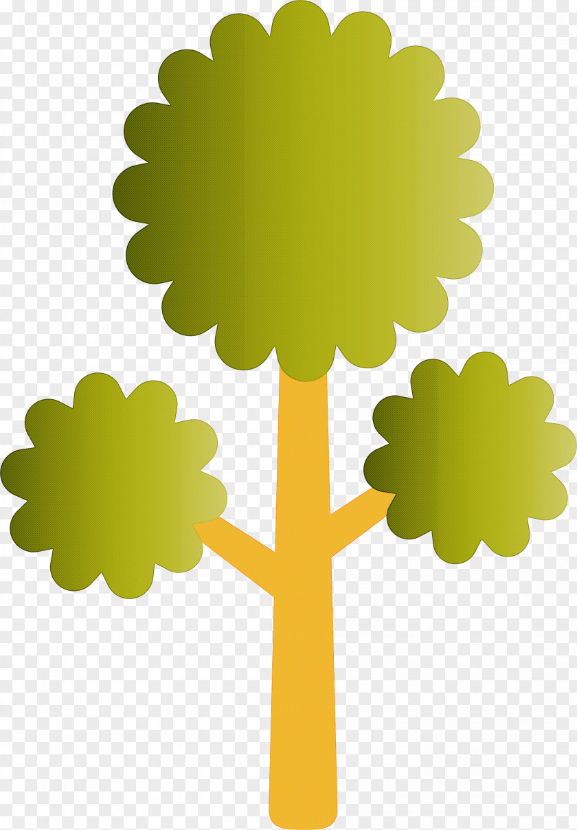 Green Leaf Symbol Tree Plant PNG