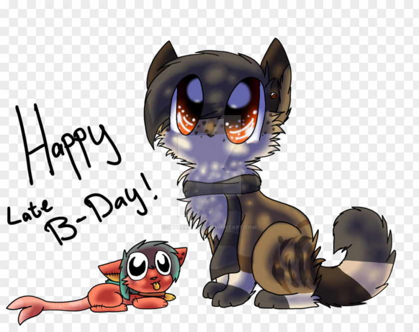 Happy B.day Kitten Whiskers Dog Cat Horse PNG