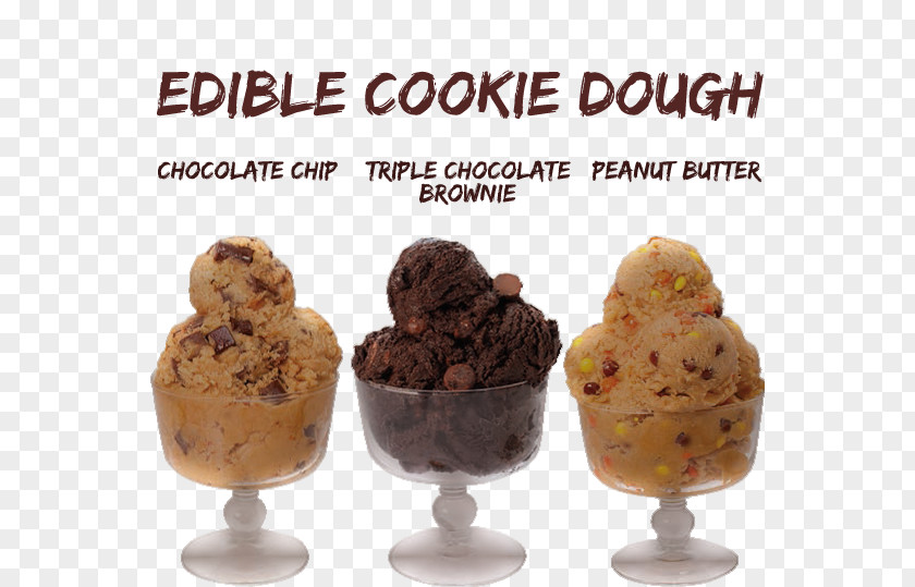 Ice Cream Chocolate Brownie Peanut Butter Cookie PNG
