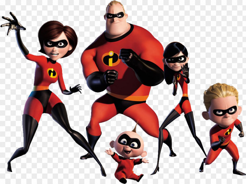 Los Increibles Violet Parr Dash Jack-Jack Edna Marie 