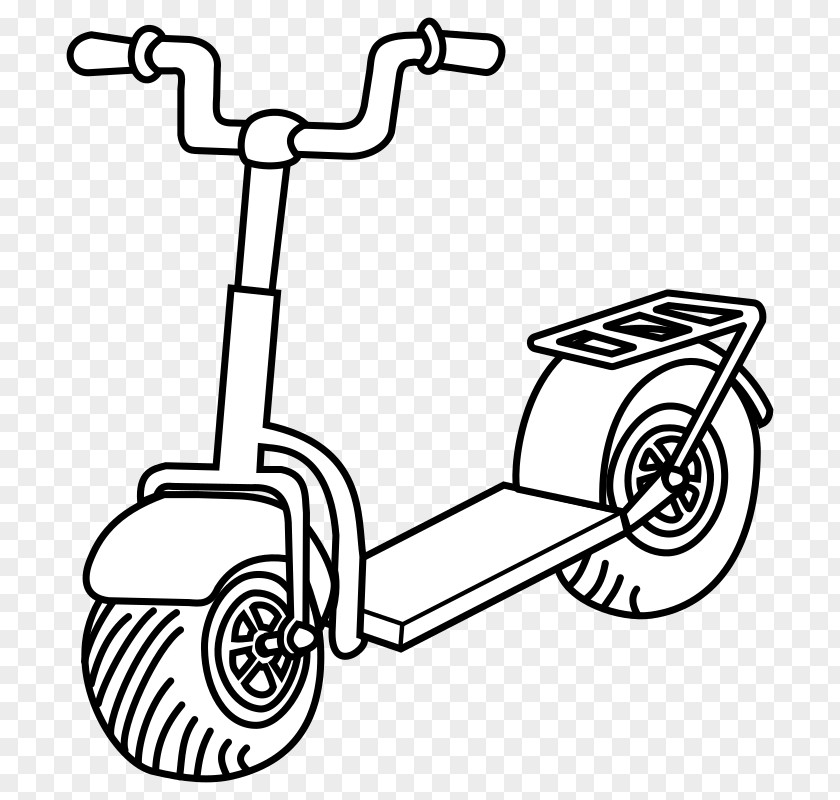 Scooter Kick Moped Clip Art PNG