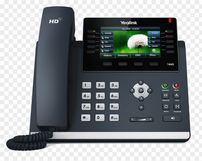Yealink SIP-T46S VoIP Phone SIP-T23G Telephone SIP-T42S PNG