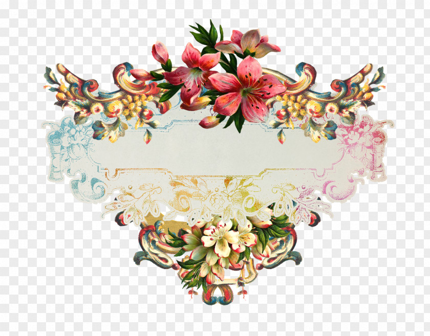 C Flower Floral Design Font PNG