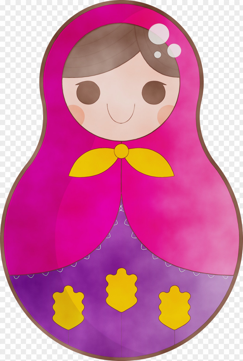 Character Pink M Petal Created By PNG