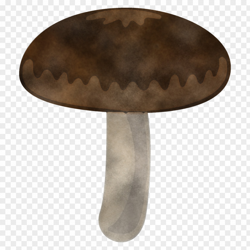 Metal Mushroom Brown Table PNG
