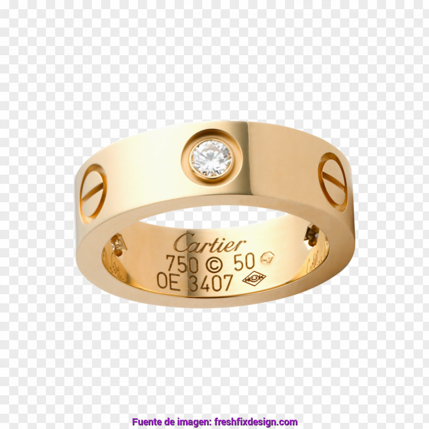 Ring Cartier Love Bracelet Jewellery Gold PNG