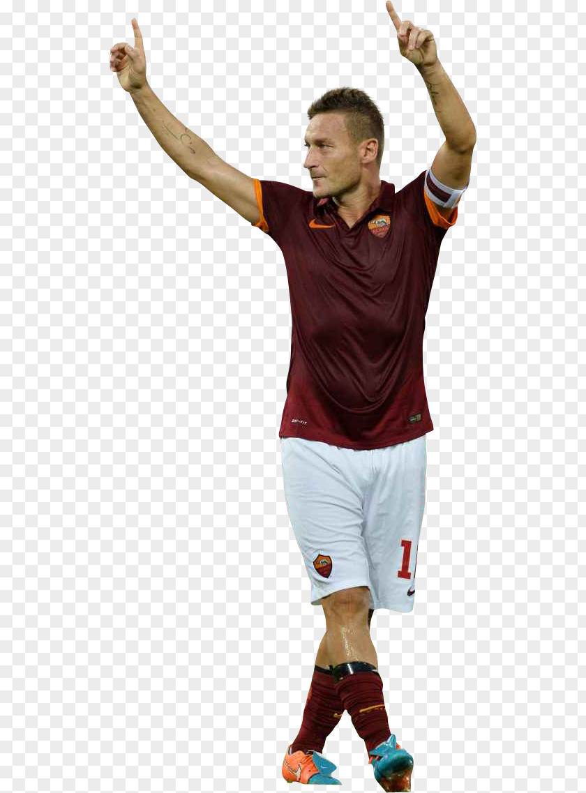 TOTTI Francesco Totti A.S. Roma Image Jersey PNG
