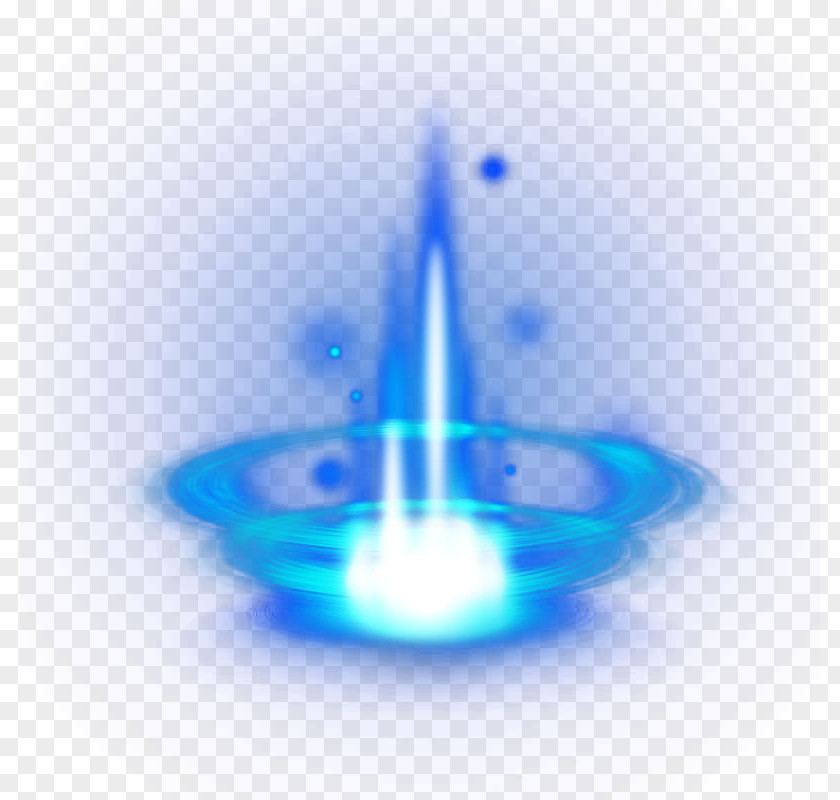 Blue Circle Light Transparency And Translucency PNG