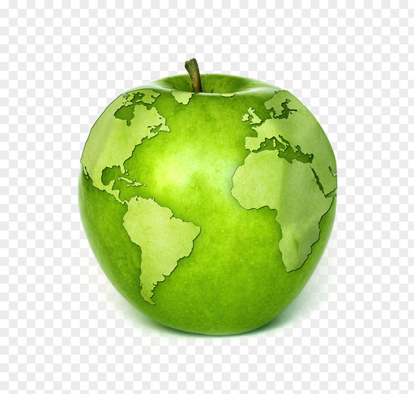 Green Apple Globe Stock Photography Fruit PNG
