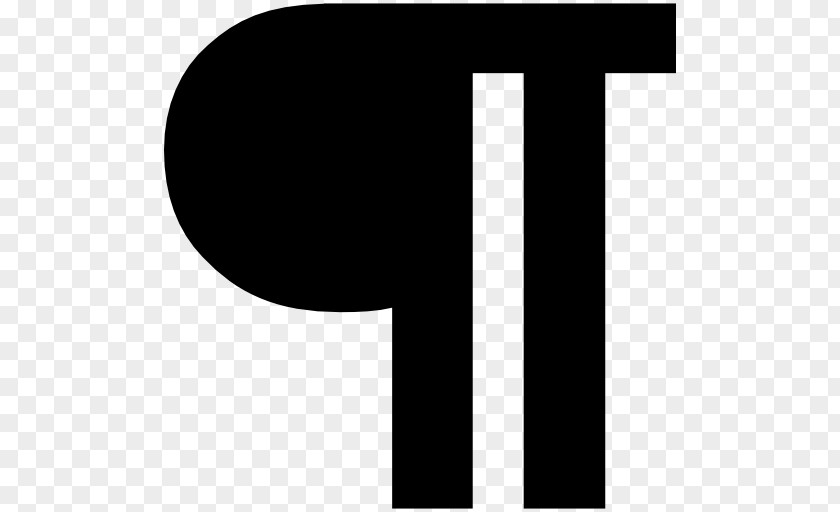 Paragraph Symbol Pilcrow Section Sign PNG