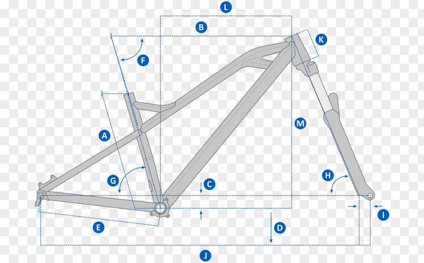 Bicycle 27.5 Mountain Bike Cycling Geometry PNG