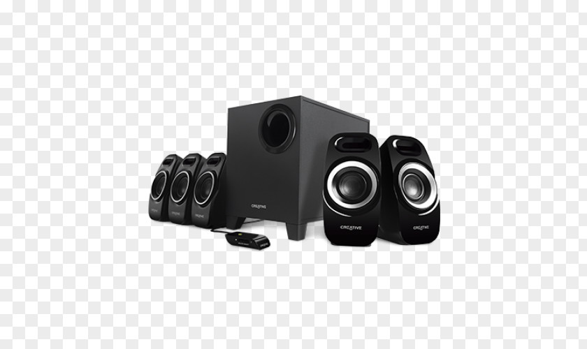 Creative Computer Speakers 5.1 Surround Sound Inspire T6300 Loudspeaker Technology PNG