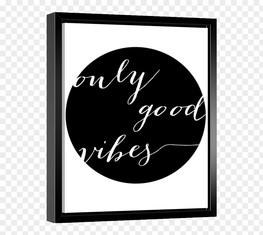 GOOD VIBES A Stylish Frame Picture Frames Printing Unique Photo PNG