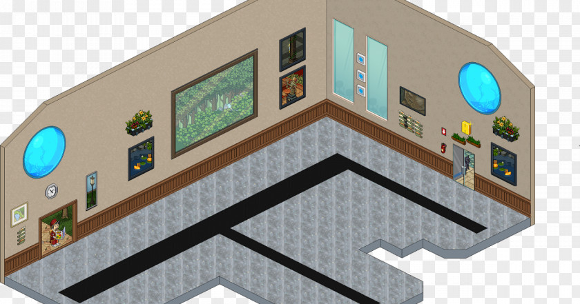Habbo Hall Lobby House Room PNG