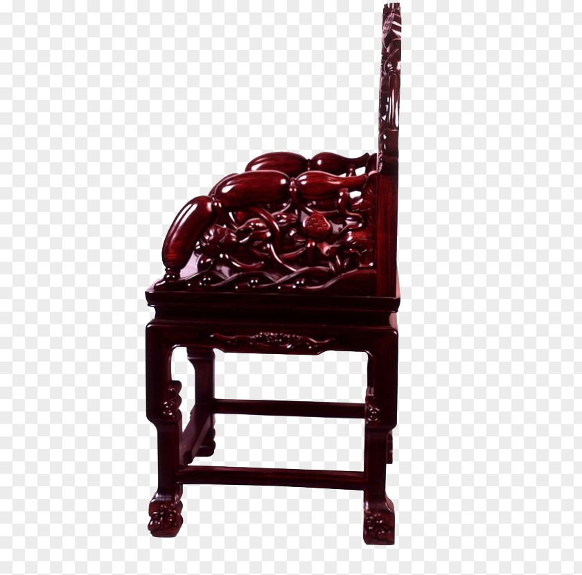 Hollow Carved Armchair Side Chair Furniture Stool PNG