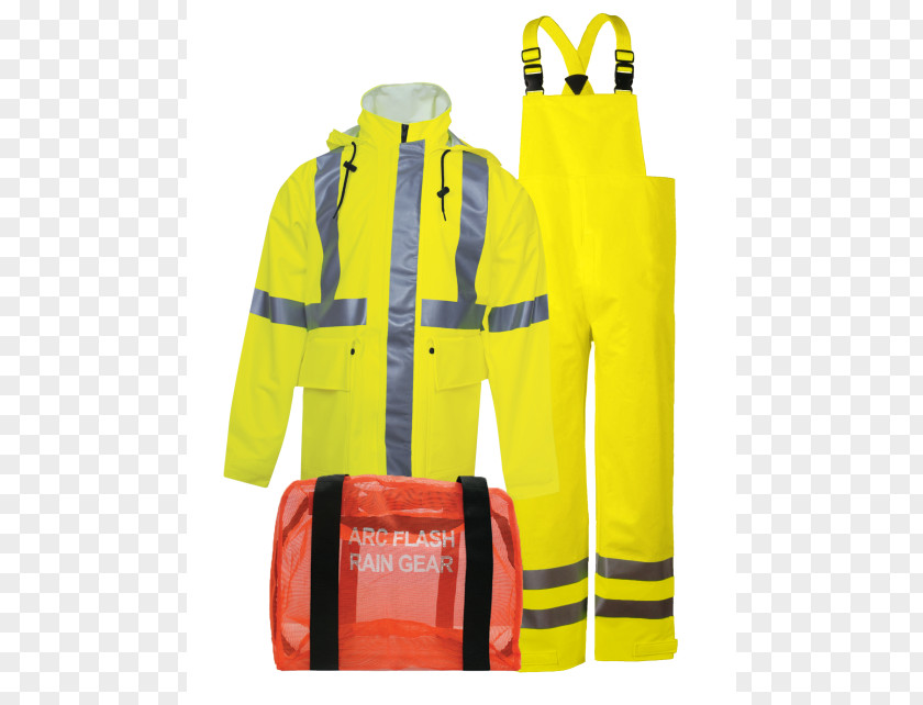 Protective Clothing High-visibility Raincoat Jacket Overall PNG
