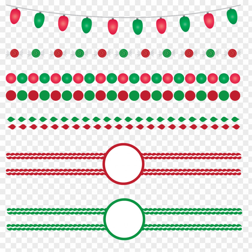 Christmas Decoration Borders And Frames Clip Art PNG