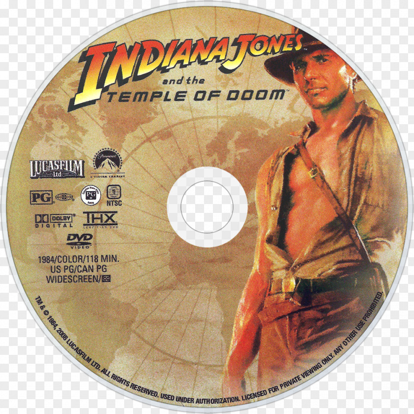 Indiana Jones And The Temple Of Doom Film DVD PNG