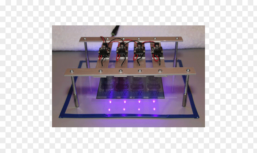 Light Exposure Light-emitting Diode Ultraviolet Photoresist Printed Circuit Board PNG