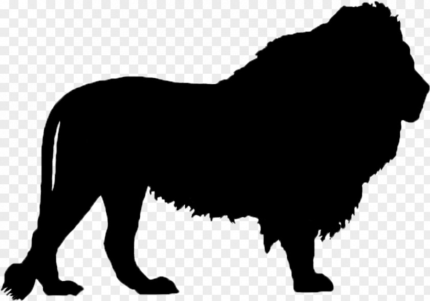 Lion Silhouette Clip Art PNG