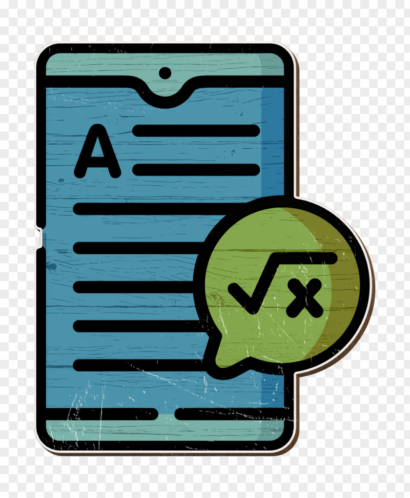 Math Icon Online Learning Smartphone PNG