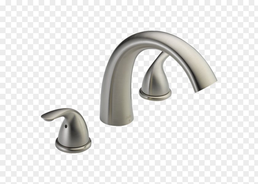 Roman Baths Faucet Handles & Controls Stainless Steel Plumbing Classic Tub Trim Delta T2705 PNG