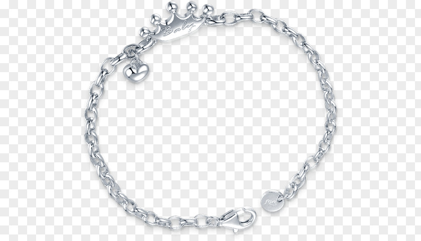 Baby Crown Bracelet Necklace Jewellery Białe Złoto Gold PNG