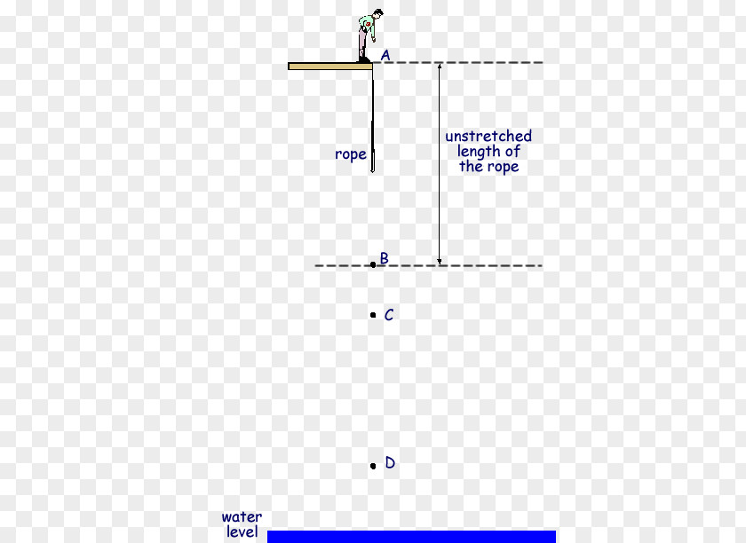 Bungee Jump Jumping Kinetic Energy Physics PNG