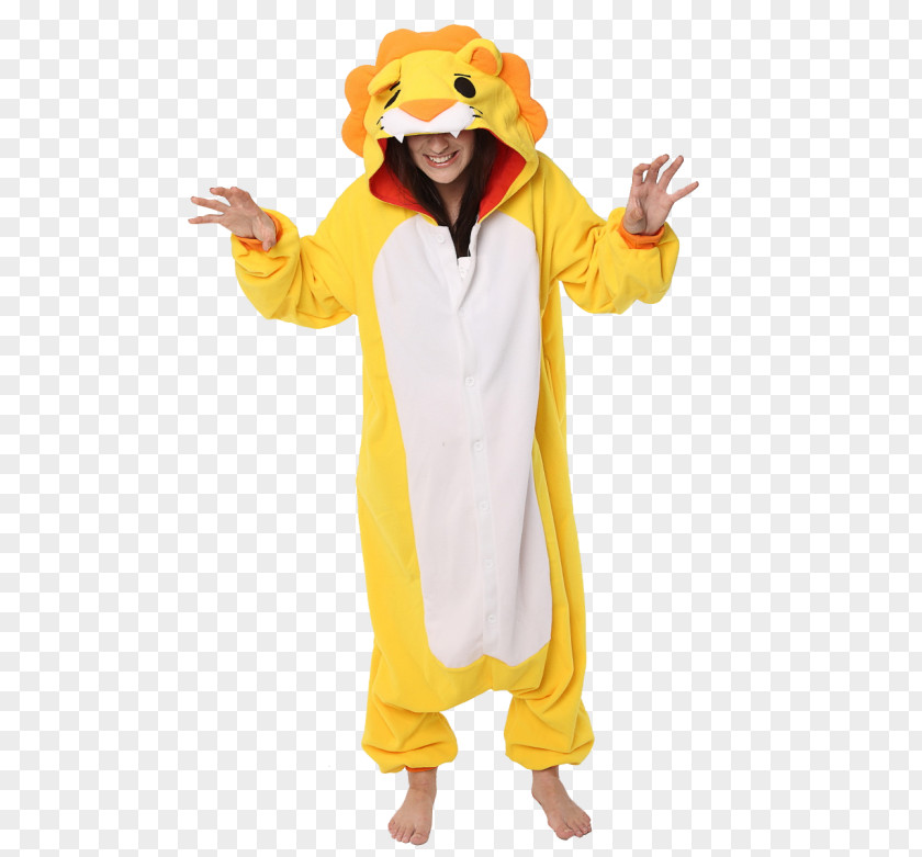 High Halloween Pajamas Lion Onesie Kigurumi Costume PNG