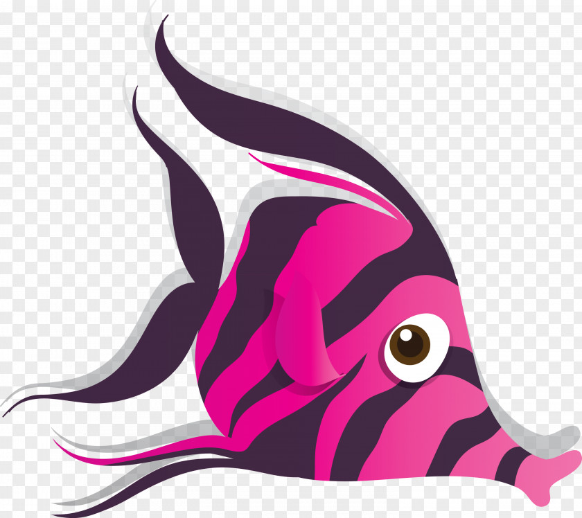 Pink Fish Magenta Pomacanthidae PNG
