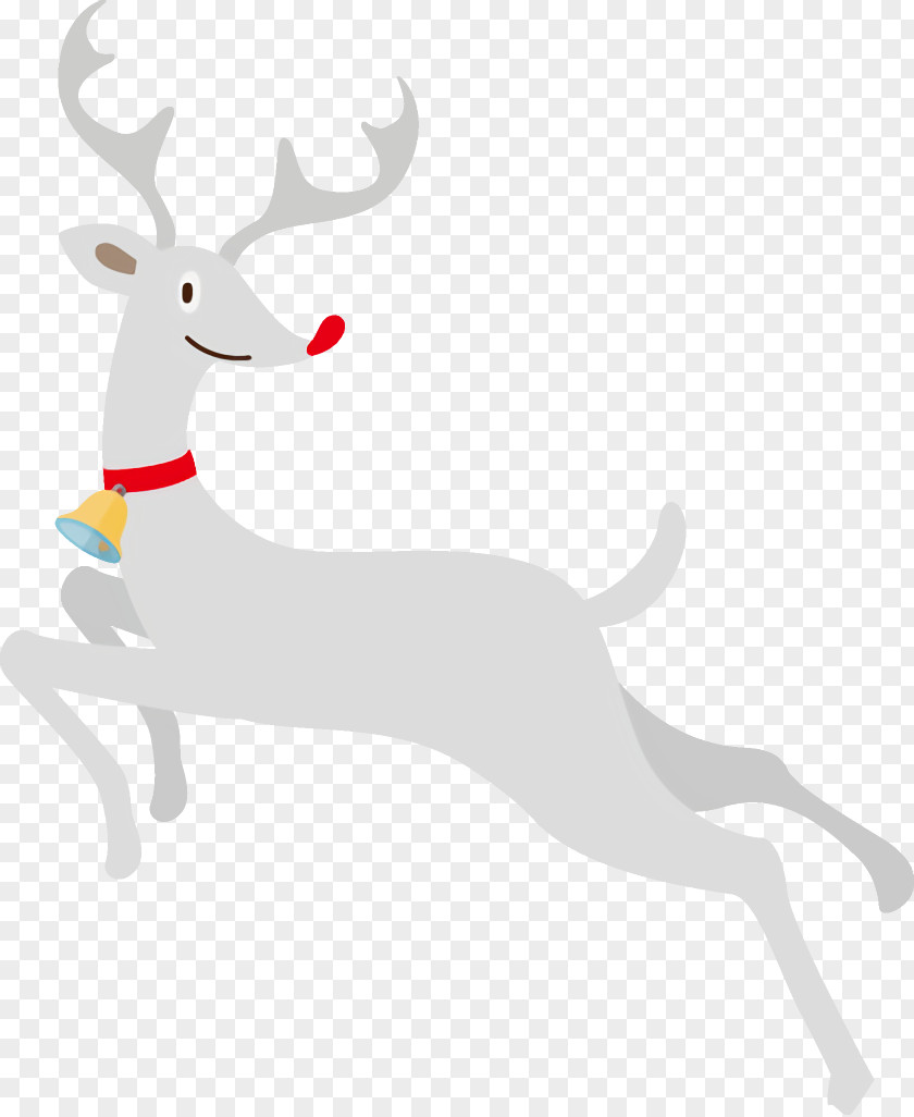 Animal Figure Sticker Reindeer Christmas PNG