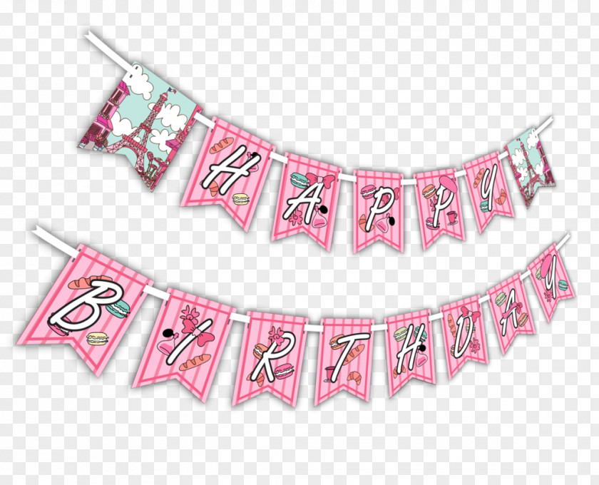 Birthday Banner Jewellery Clothing Accessories Ribbon Necklace Party PNG