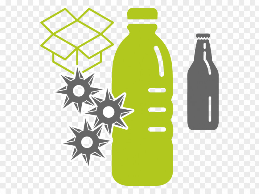 Glass Paper Bottle Enterprise Resource Planning Recycling Packaging And Labeling PNG
