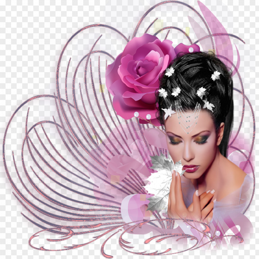 Hair Headpiece Black Beauty PNG