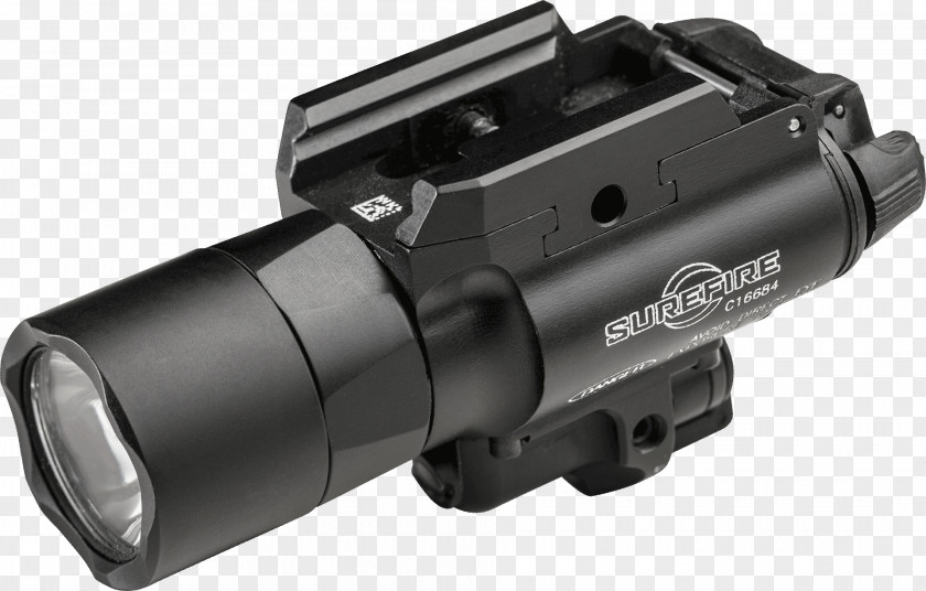 Laser Gun Light-emitting Diode SureFire Flashlight Lumen PNG