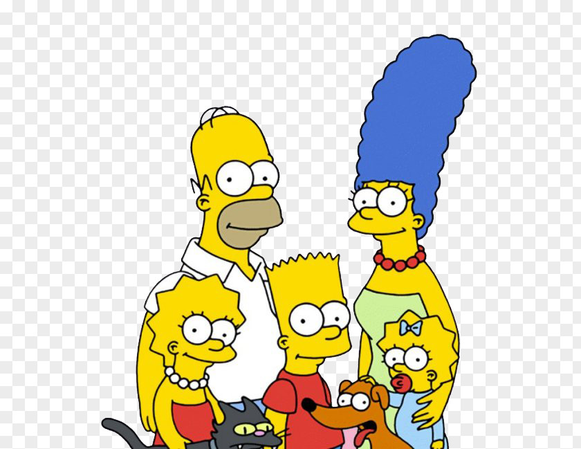 Bart Simpson Homer Marge Animated Series Cartoon PNG