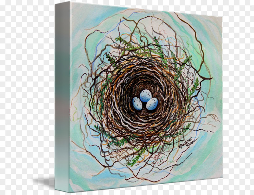 Bird Nest Canvas Print Printing PNG