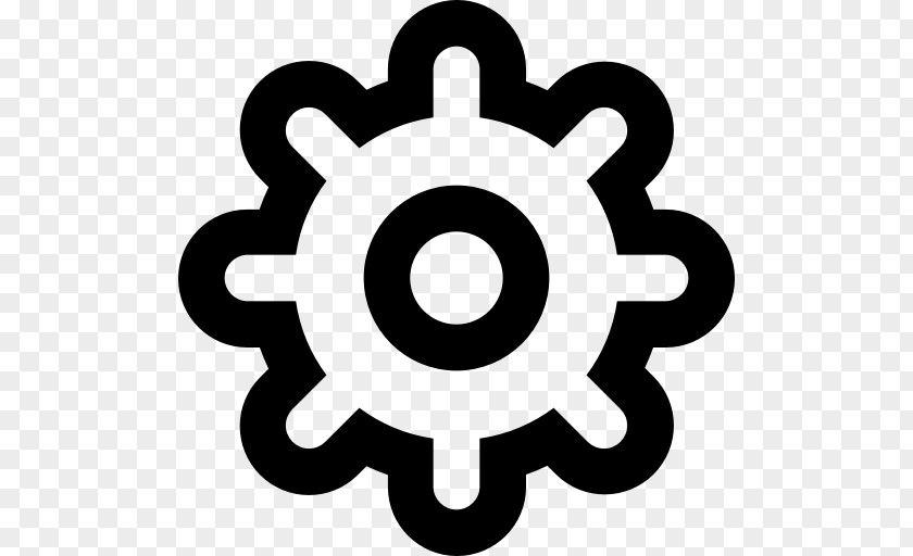 Cog Share Icon Design PNG