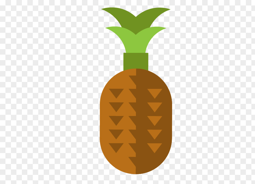 Flat Pineapple Auglis PNG