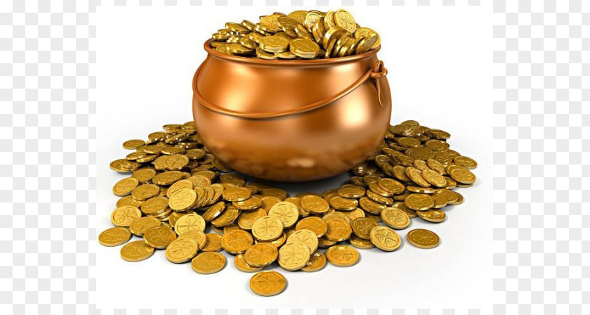 Gold Coin Nugget PNG