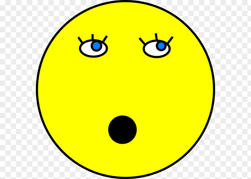 Shocked Smiley Face Emoticon Clip Art PNG