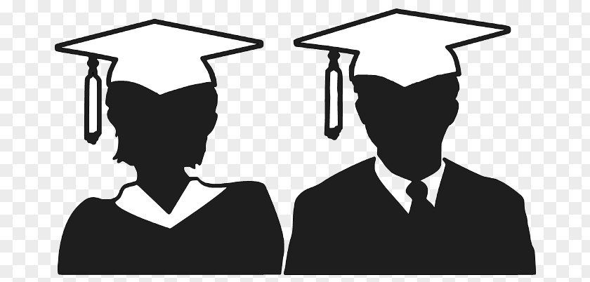 Silhouette Graduation Ceremony Vector Graphics Clip Art Illustration Stock Photography PNG