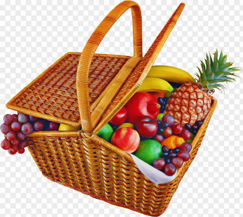 Basket Wicker Picnic Food Group Hamper PNG