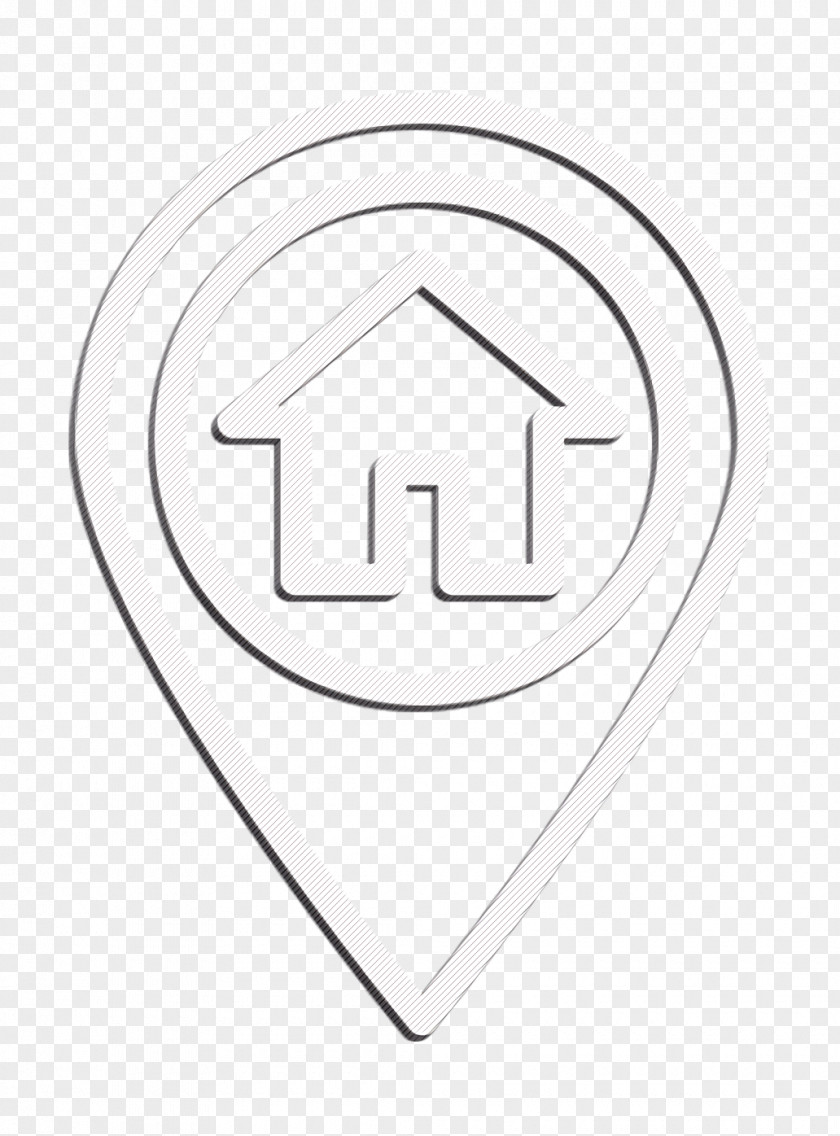 Blackandwhite Symbol Placeholder Icon Gps Navigation PNG
