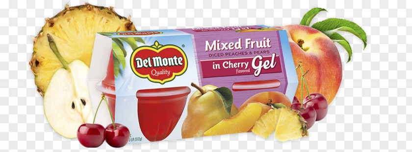 Mixed Fruit Cup Juice Apple Del Monte Foods Flavor PNG