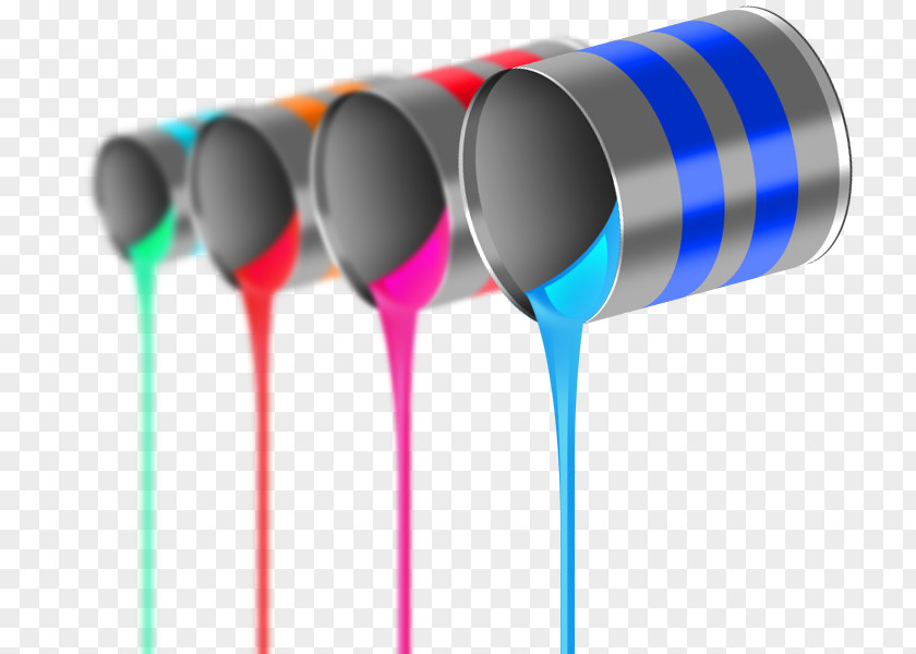Multi Color Paint Bucket Plastic PNG