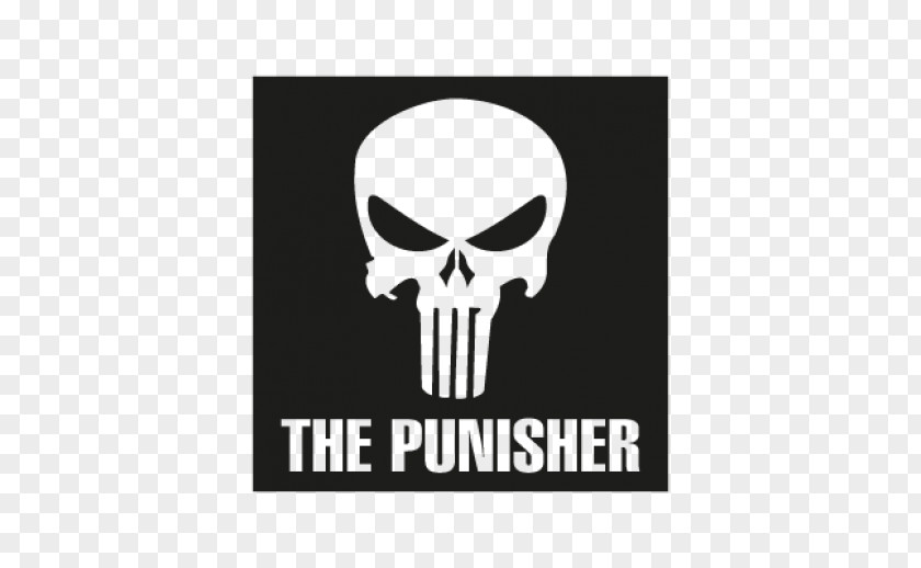 Skull Punisher Decal PNG