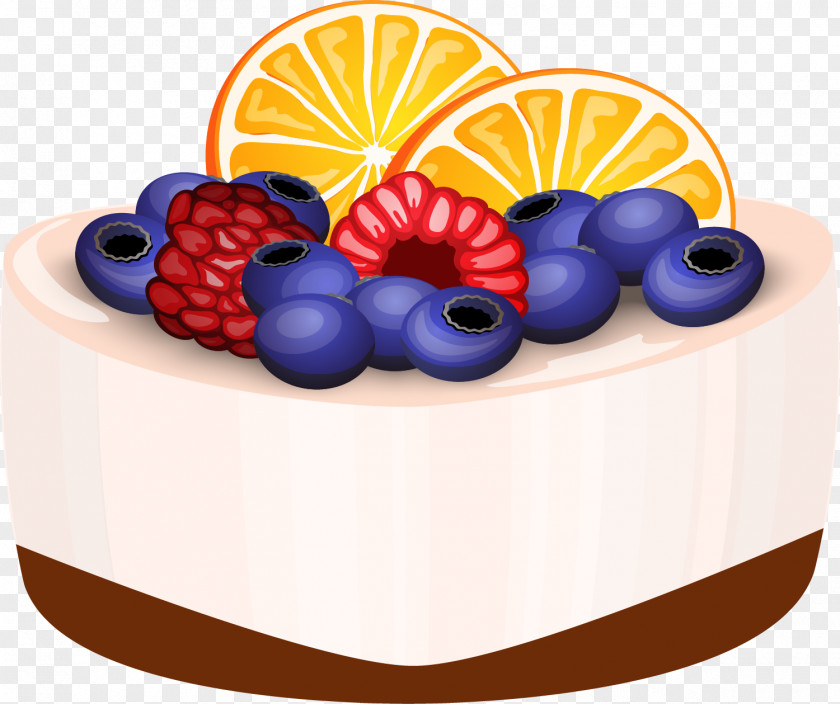 Blueberry Cake Pattern Torte Fruitcake Shortcake Cream PNG