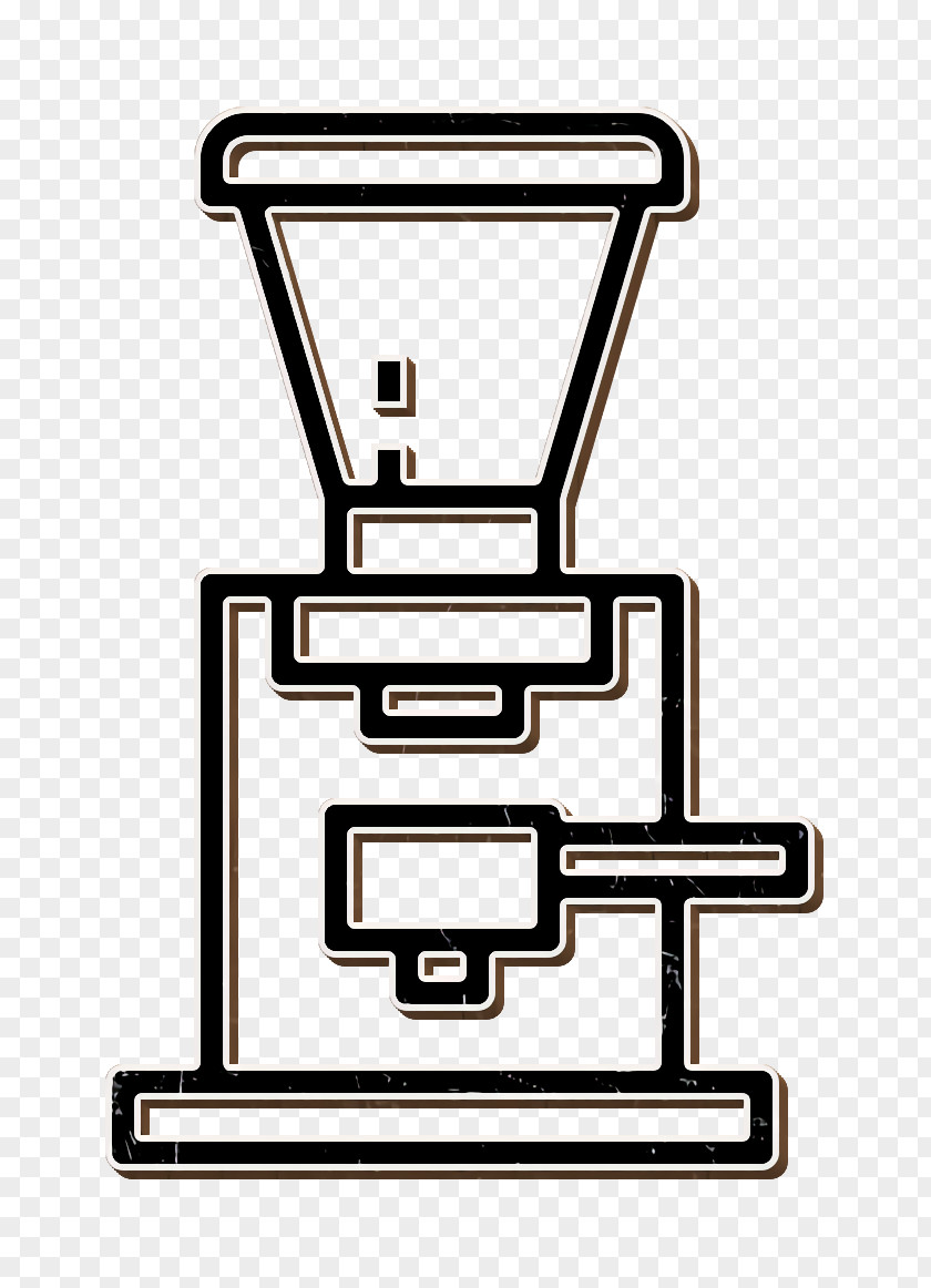 Coffee Grinder Icon Shop Kitchen PNG