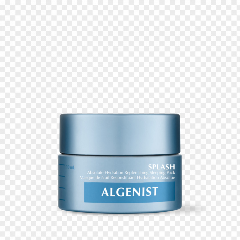 Lotion Splash Algenist GENIUS Ultimate Anti-Aging Cream Skin Care POWER Recharging Night Pressed Serum PNG